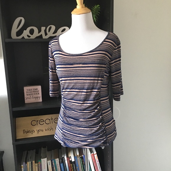 ✨️4/$25 SALE✨️PLEIONE stripe top. MP - Picture 8 of 9